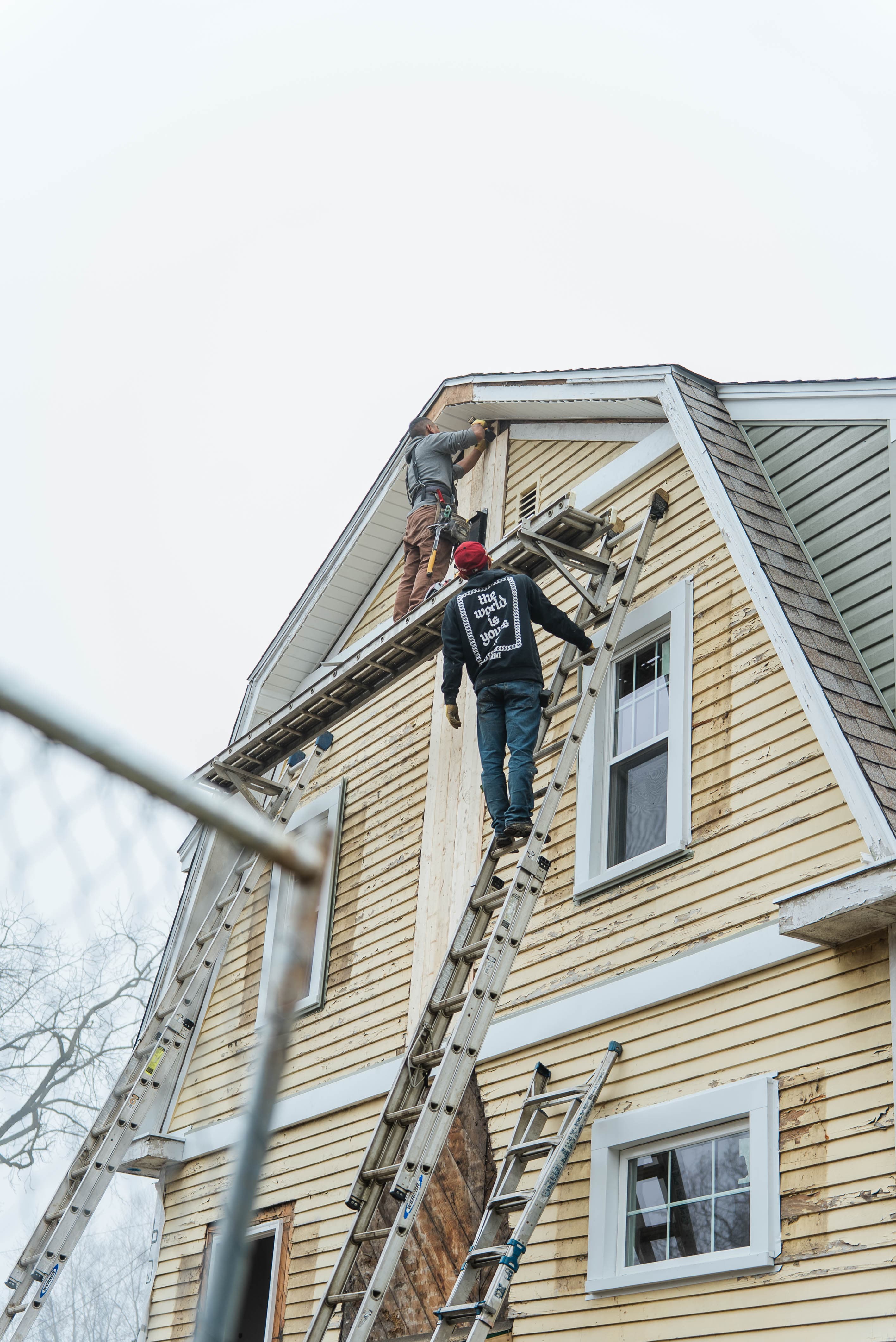 Working on a home